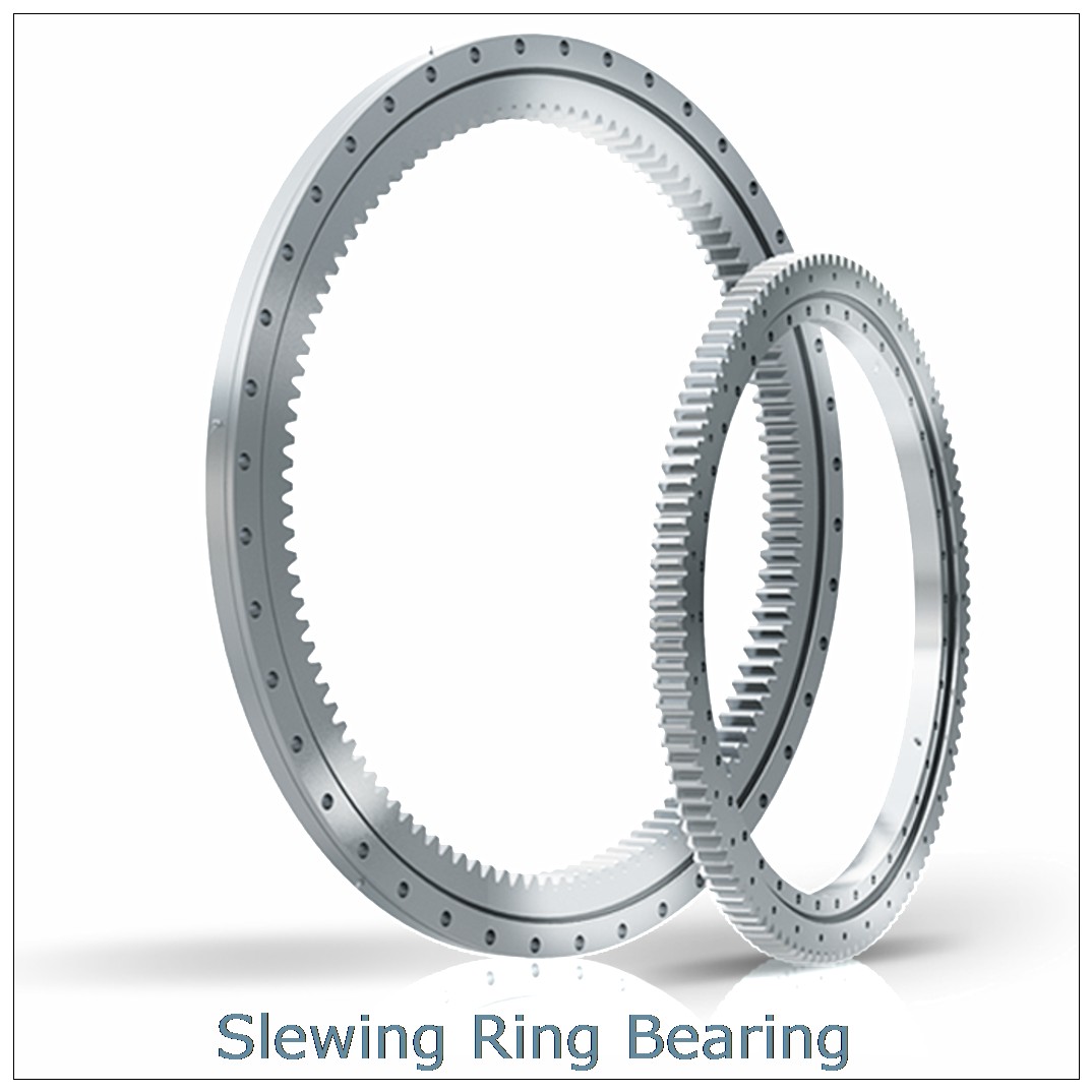 PC227 excavator internal Hardened gear  and quenched raceway slewing ring  bearing Retroceder